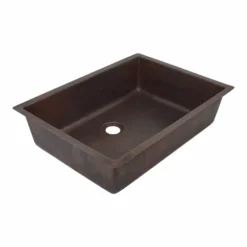 Native Trails Mandalay 20" Rectangular Undermount Copper Bathroom Sink, Antique Copper, CPS254-F