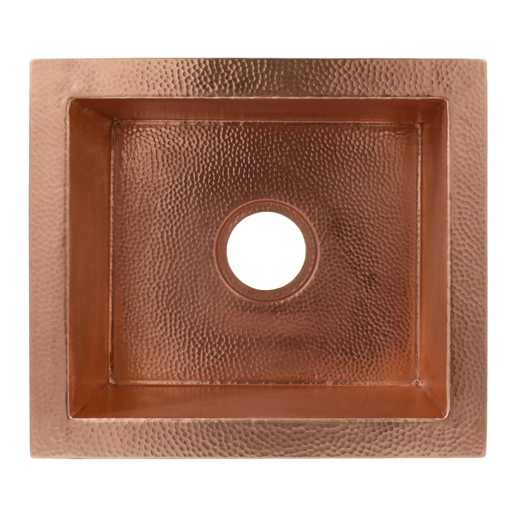 Native Trails Manhattan 17" Copper Bar/Prep Sink, Polished Copper, 16 Gauge, CPS432