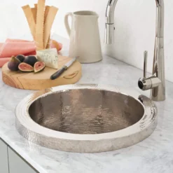 Native Trails Mojito 16" Nickel Bar/Prep Sink, Polished Nickel, CPS816