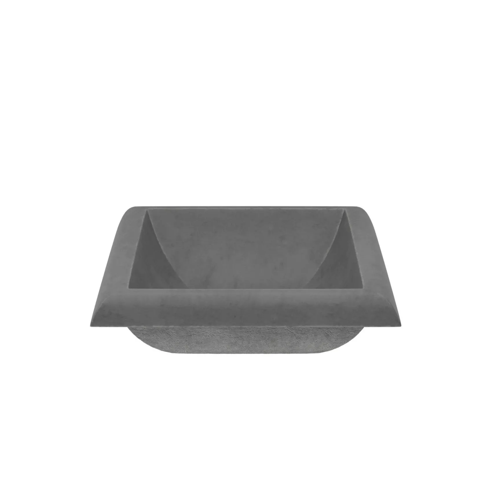 Native Trails Montecito 22" Rectangle NativeStone Concrete Bathroom Sink, Slate, NSL2216-S