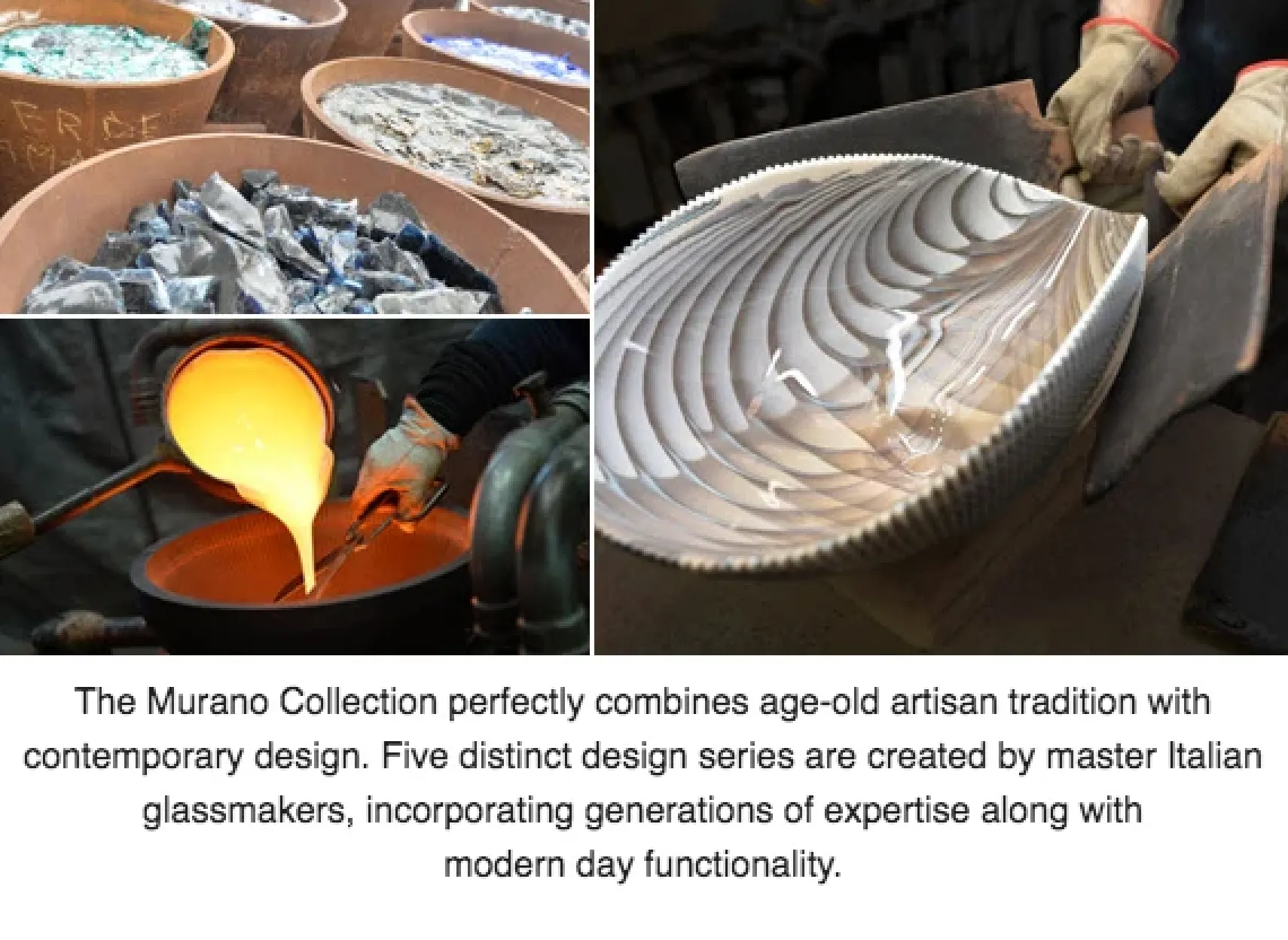 Native Trails Murano 18" Asymmetrical Shell-Shaped Glass Vessel Bathroom Sink, Abalone, MG1912-AE