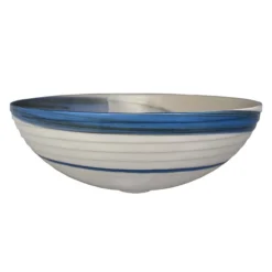 Native Trails Murano 16" Round Vessel Glass Bathroom Sink, Marina, MG1605-MA