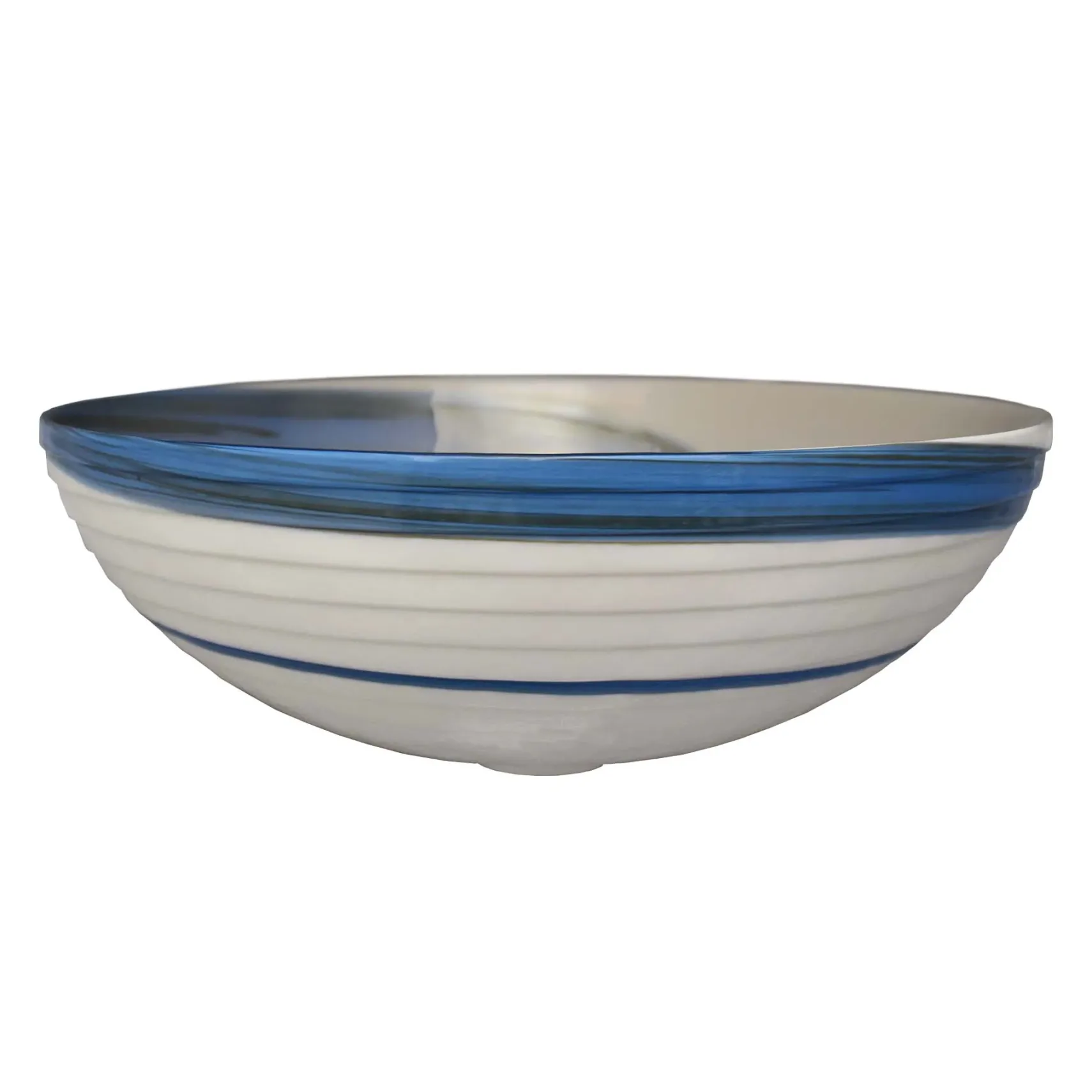 Native Trails Murano 16" Round Vessel Glass Bathroom Sink, Marina, MG1605-MA