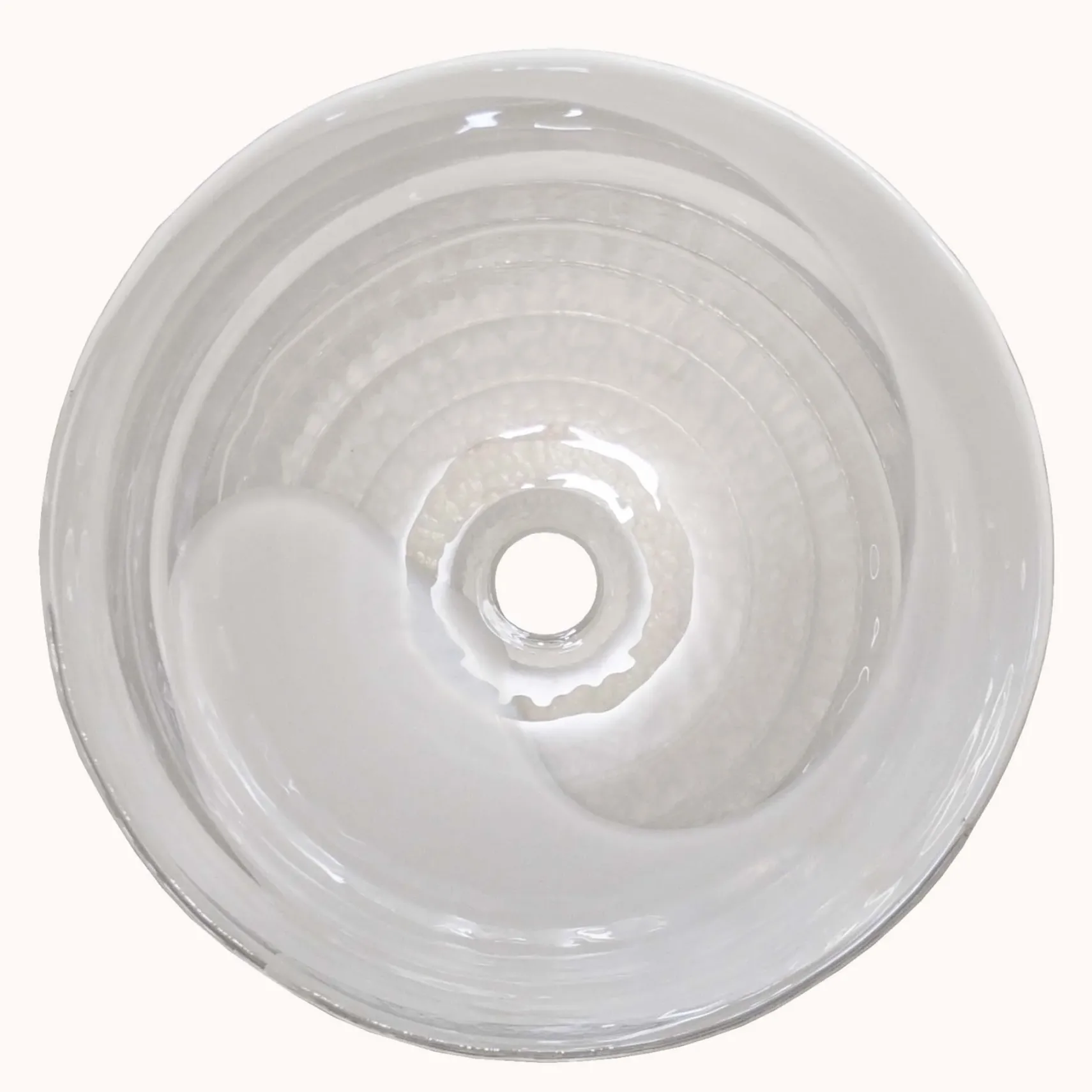 Native Trails Murano 16" Round Vessel Glass Bathroom Sink, Seaspray, MG1605-SY