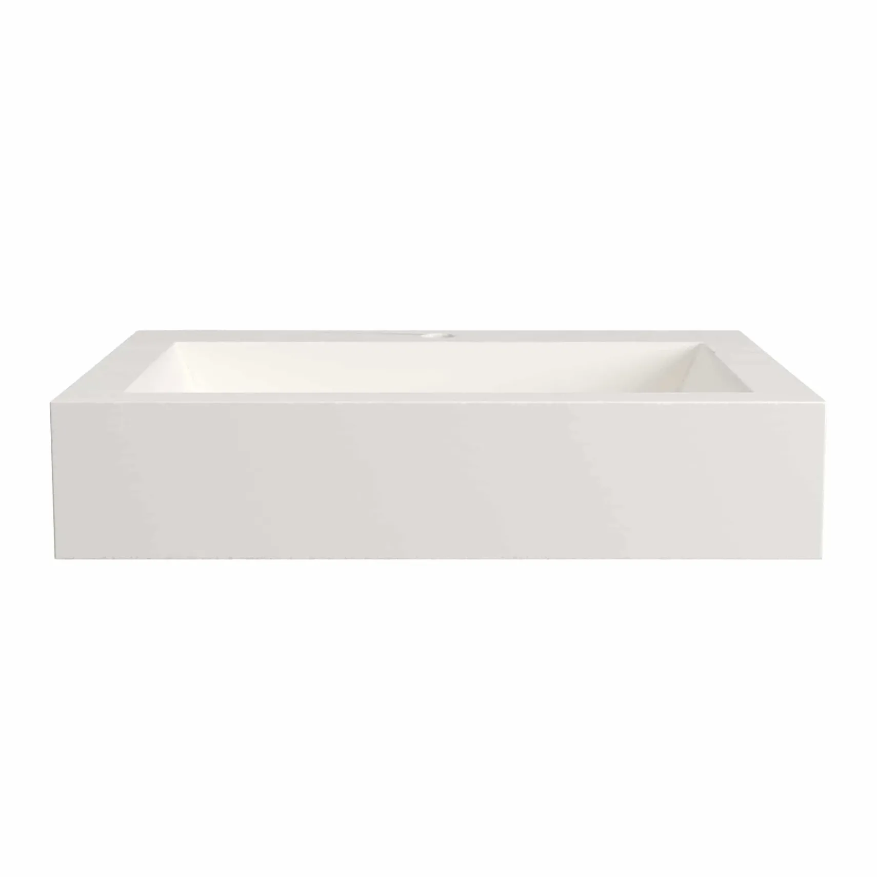 Native Trails Natoma 24" x 19" Rectangle Wall Mount NativeStone Concrete ADA Bathroom Sink, Sage, NSL2405-G