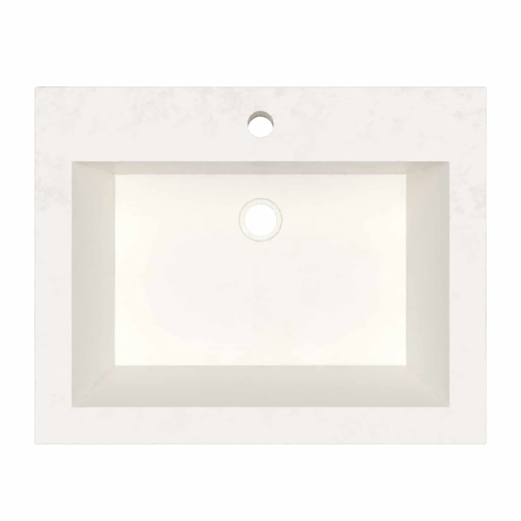 Native Trails Natoma 24" x 19" Rectangle Wall Mount NativeStone Concrete ADA Bathroom Sink, Sage, NSL2405-G