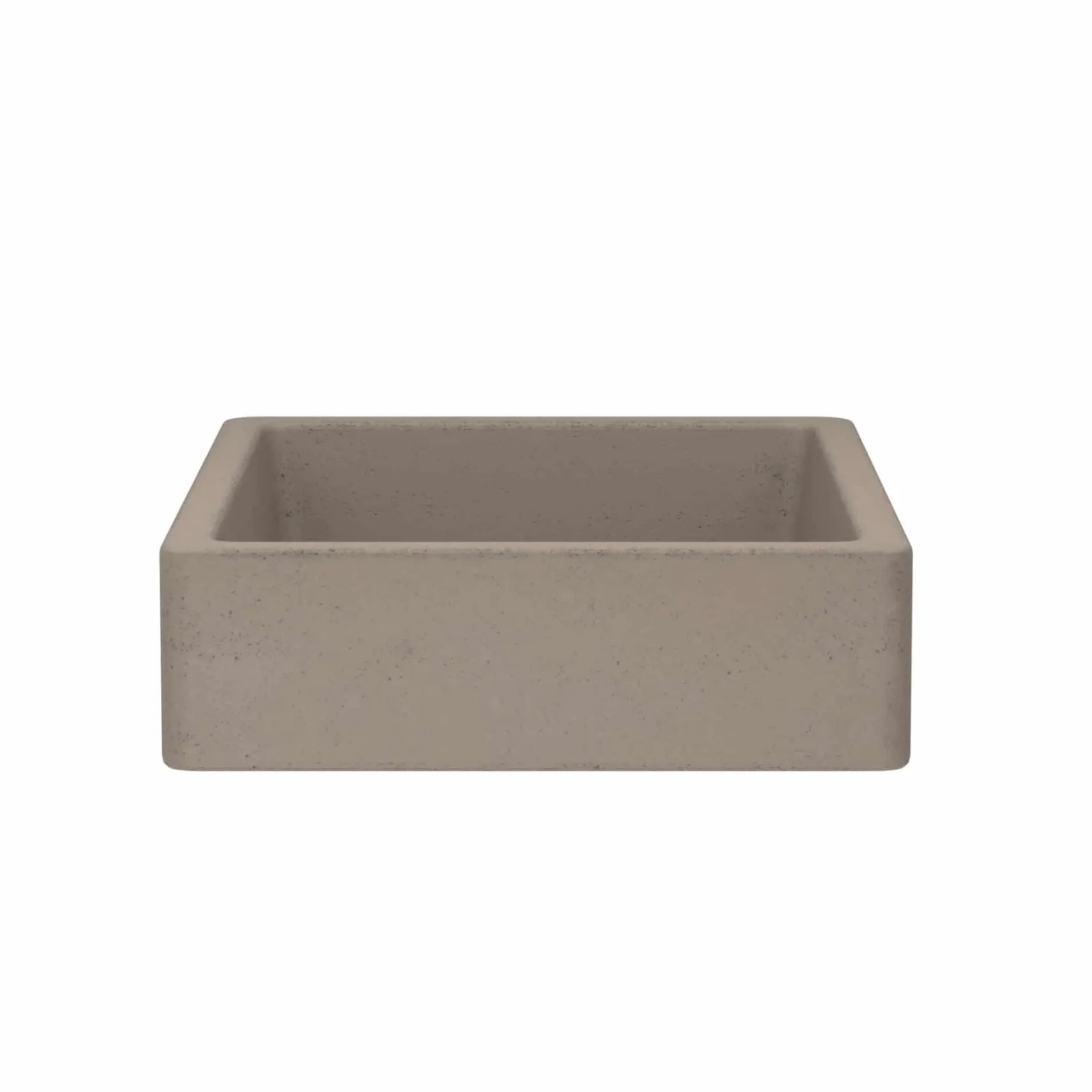 Native Trails Nipomo 20" Rectangle NativeStone Concrete Farmhouse Bathroom Sink, Earth, NSL1915-E