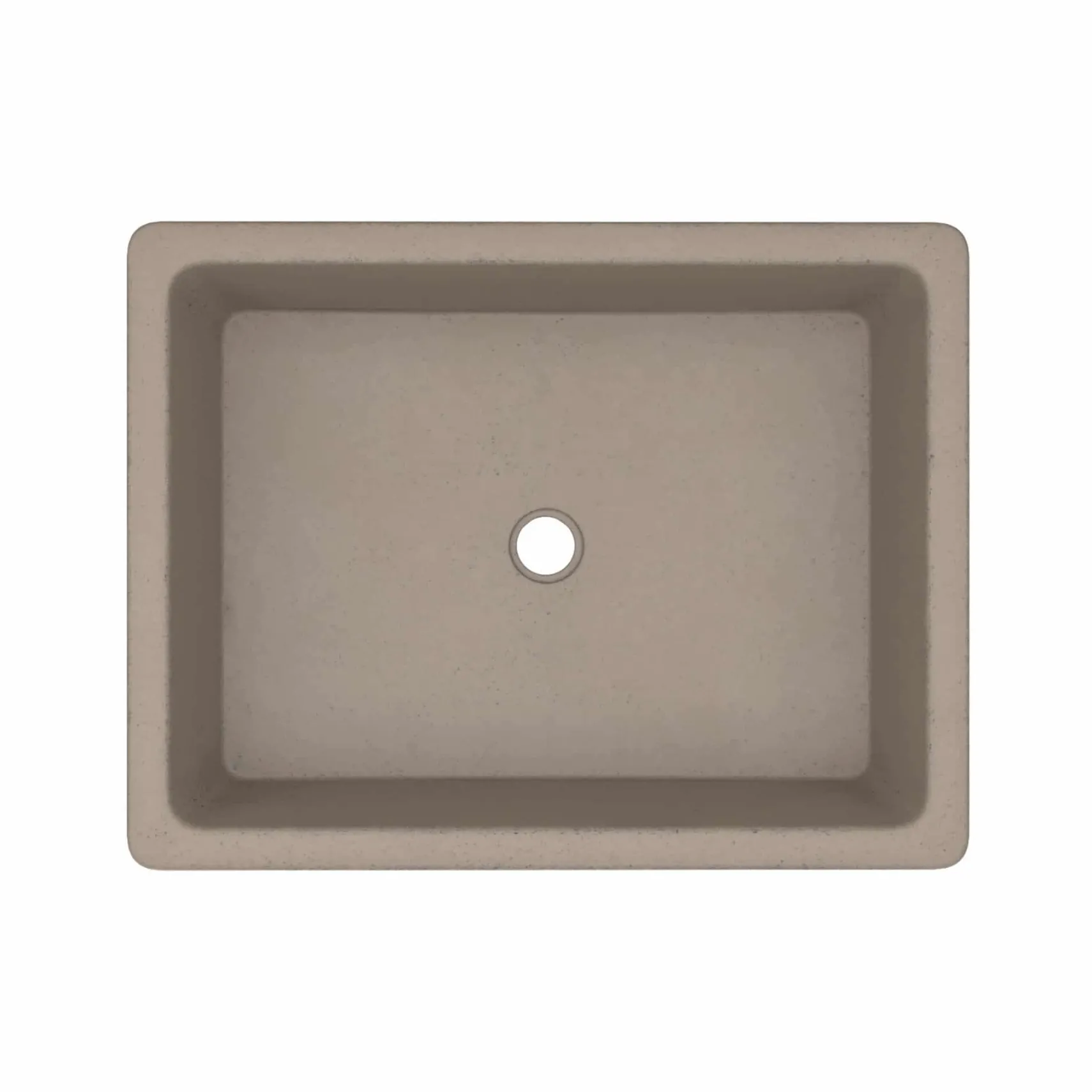 Native Trails Nipomo 20" Rectangle NativeStone Concrete Farmhouse Bathroom Sink, Earth, NSL1915-E