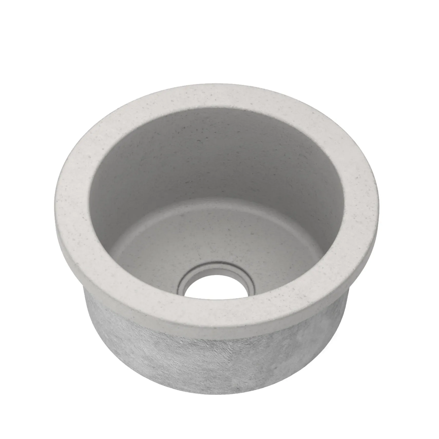 Native Trails Olivos 16" NativeStone Concrete Bar/Prep Sink, Ash, NSB1607-A