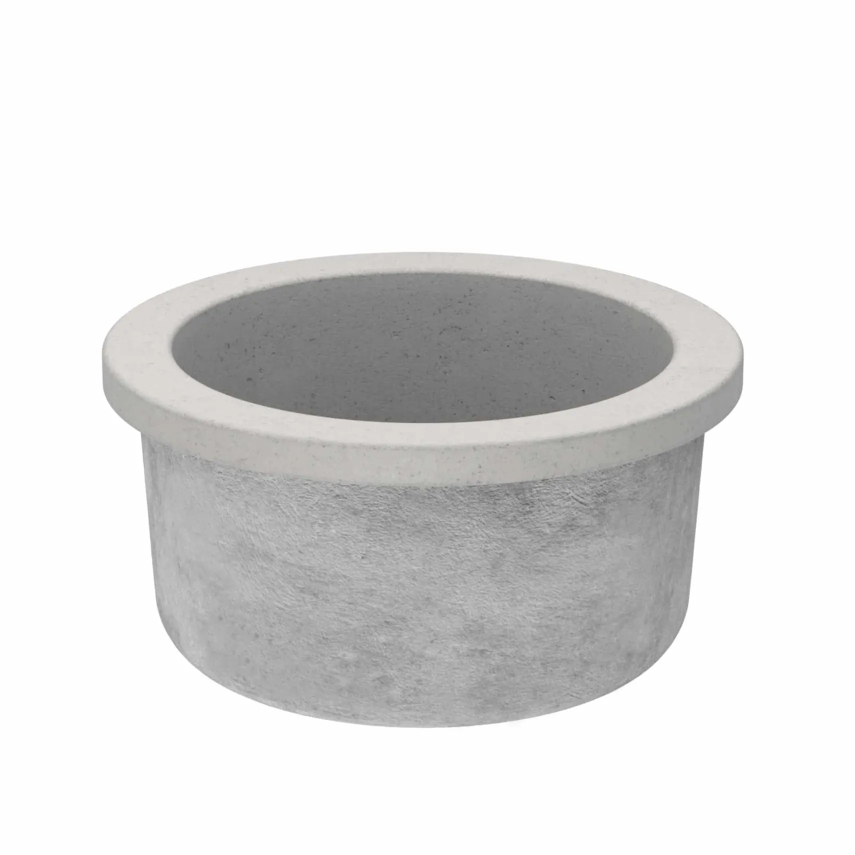 Native Trails Olivos 16" NativeStone Concrete Bar/Prep Sink, Ash, NSB1607-A