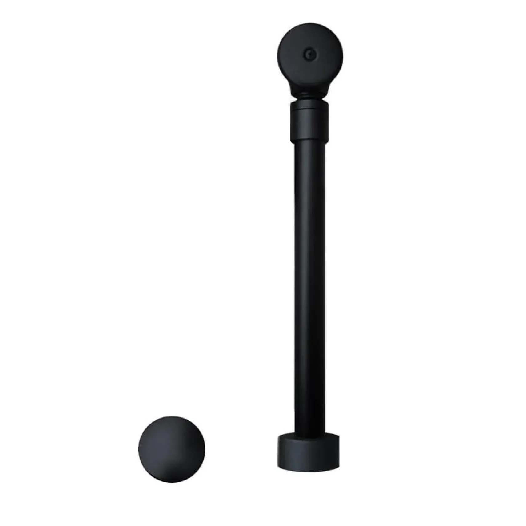 Native Trails Push to Seal Bath Waste & Overflow in Matte Black, DR290-MB