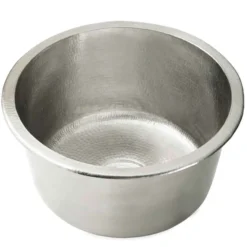 Native Trails Redondo Chico 15" Nickel Bar/Prep Sink, Brushed Nickel, CPS560