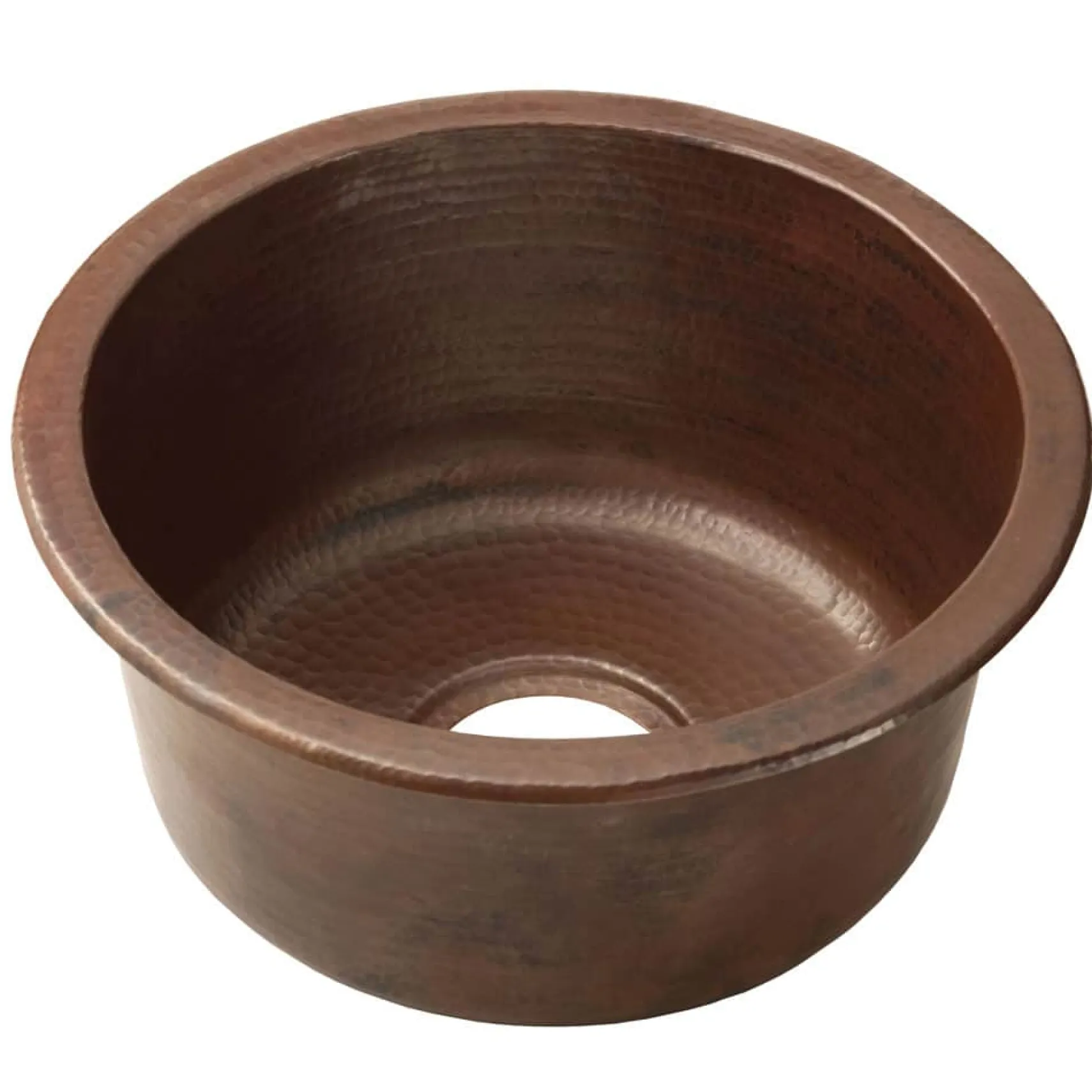 Native Trails Redondo Grande 18" Copper Bar/Prep Sink, Antique Copper, CPS251