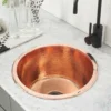 Native Trails Redondo Grande 18" Copper Bar/Prep Sink, Polished Copper, CPS451
