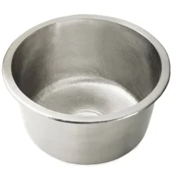 Native Trails Redondo Grande 18" Nickel Bar/Prep Sink, Brushed Nickel, CPS551