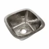 Native Trails Rincon 13" Square Nickel Bar/Prep Sink, Polished Nickel, CPS847