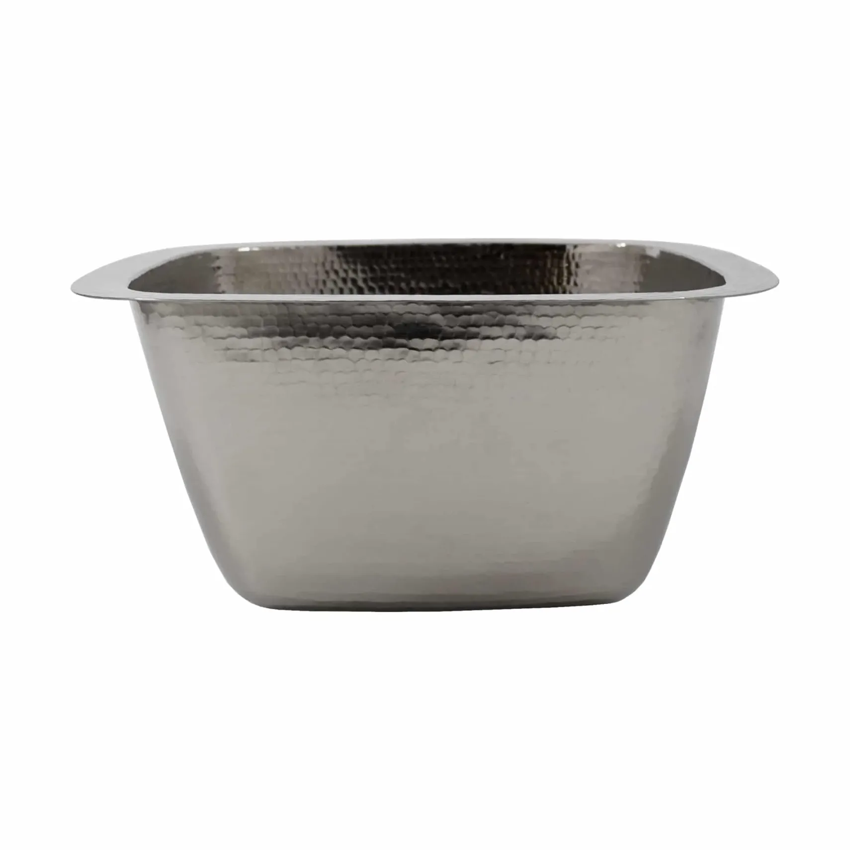 Native Trails Rincon 13" Square Nickel Bar/Prep Sink, Polished Nickel, CPS847