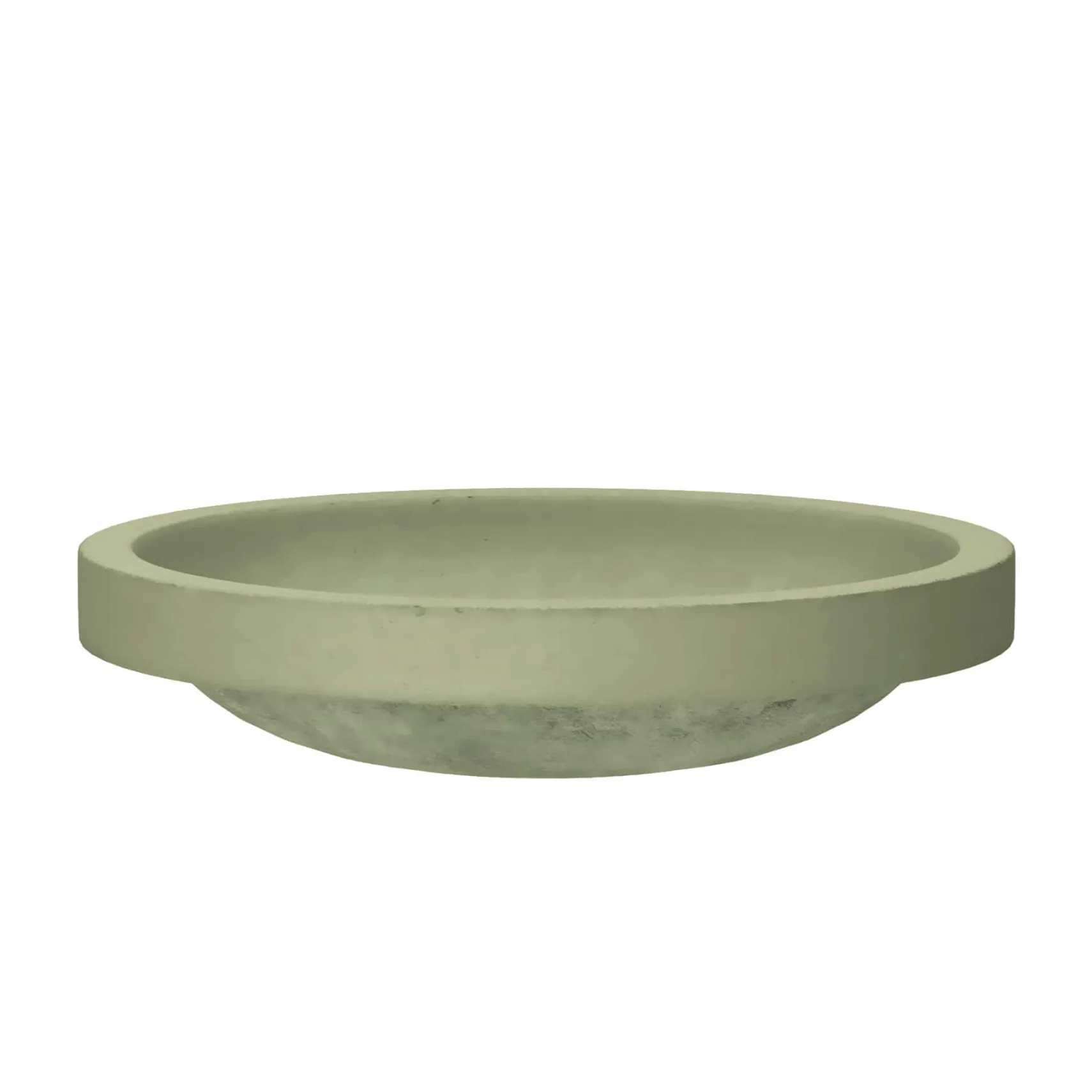 Native Trails Tolosa 19" x 16" Oval NativeStone Concrete ADA Bathroom Sink, Sage, NSL1916-G