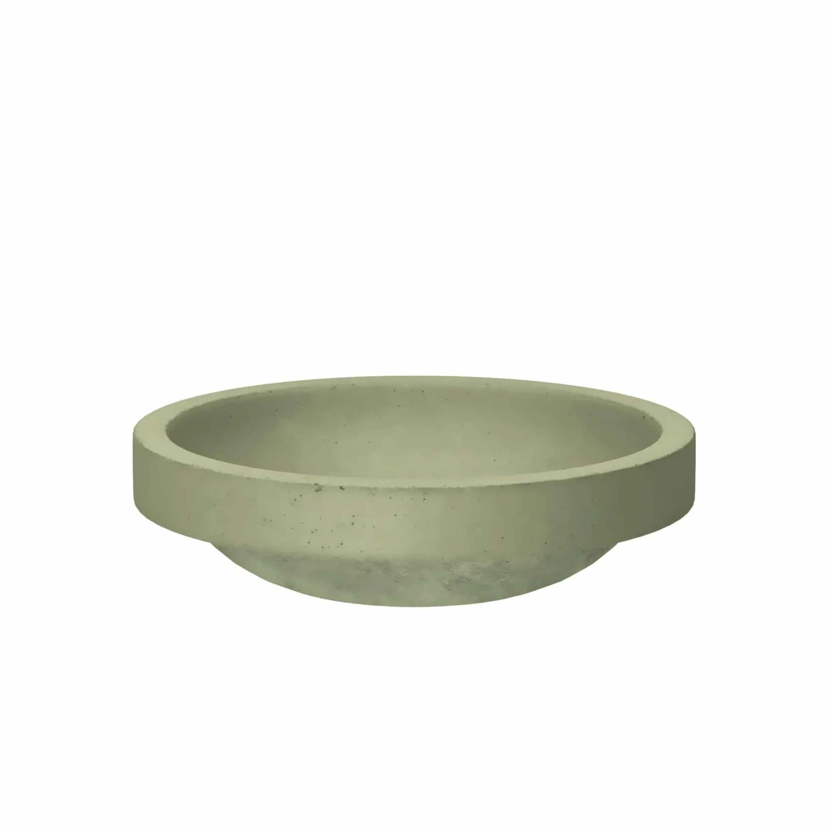 Native Trails Tolosa 19" x 16" Oval NativeStone Concrete ADA Bathroom Sink, Sage, NSL1916-G