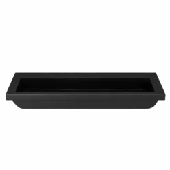 Native Trails Trough 4819 48" x 19" Rectangle Drop In NativeStone Concrete ADA Bathroom Sink, Charcoal, NSL4819-CX