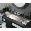 Native Trails Trough 48" Rectangle Nickel Bathroom Sink, Polished Nickel, CPS808