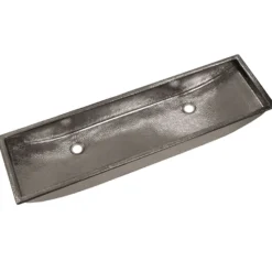 Native Trails Trough 48" Rectangle Nickel Bathroom Sink, Polished Nickel, CPS808