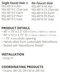 Native Trails Trough 48