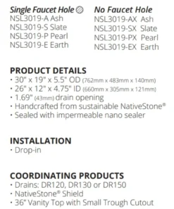 Native Trails Trough 30
