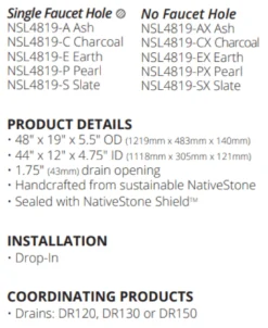 Native Trails Trough 48