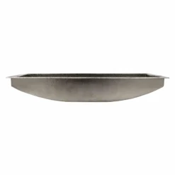 Native Trails Trough 36" x 14" Rectangle Nickel Bathroom Sink, Polished Nickel, CPS806