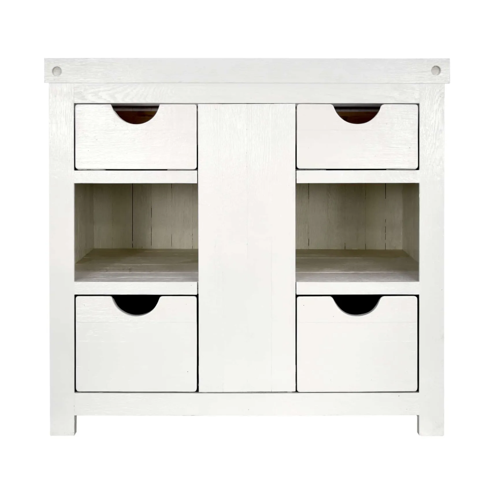 Native Trails Vintner's 36" Freestanding Vanity Base in Blanc, VNW360