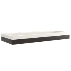 Native Trails Winemaker Napa 48" Wall-Mount Reclaimed Wood Vanity Base in Charred Oak, VNP488