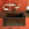 Native Trails Cabana 18" Copper Farmhouse Sink, Antique Copper, CPS213