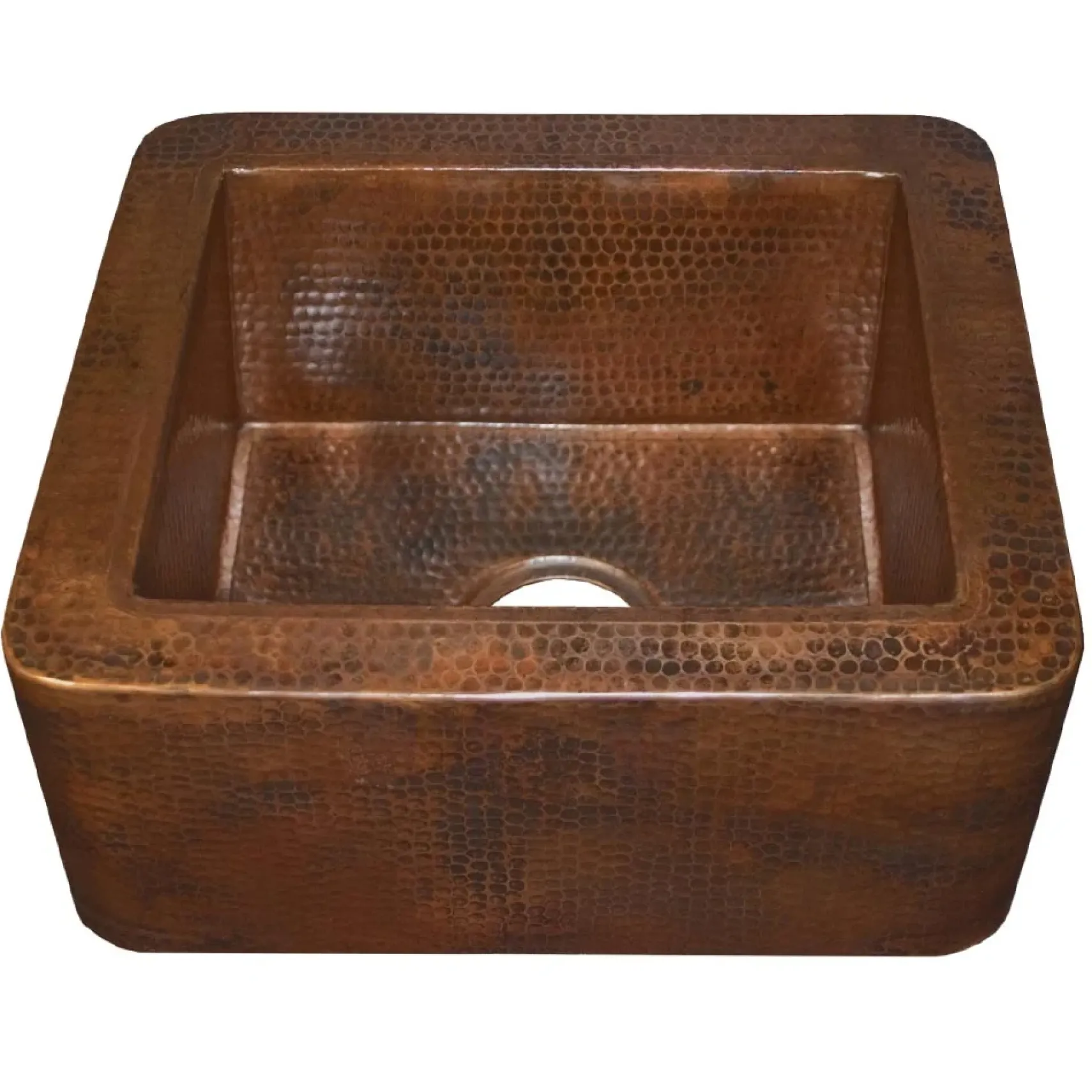 Native Trails Cabana 18" Copper Farmhouse Sink, Antique Copper, CPS213