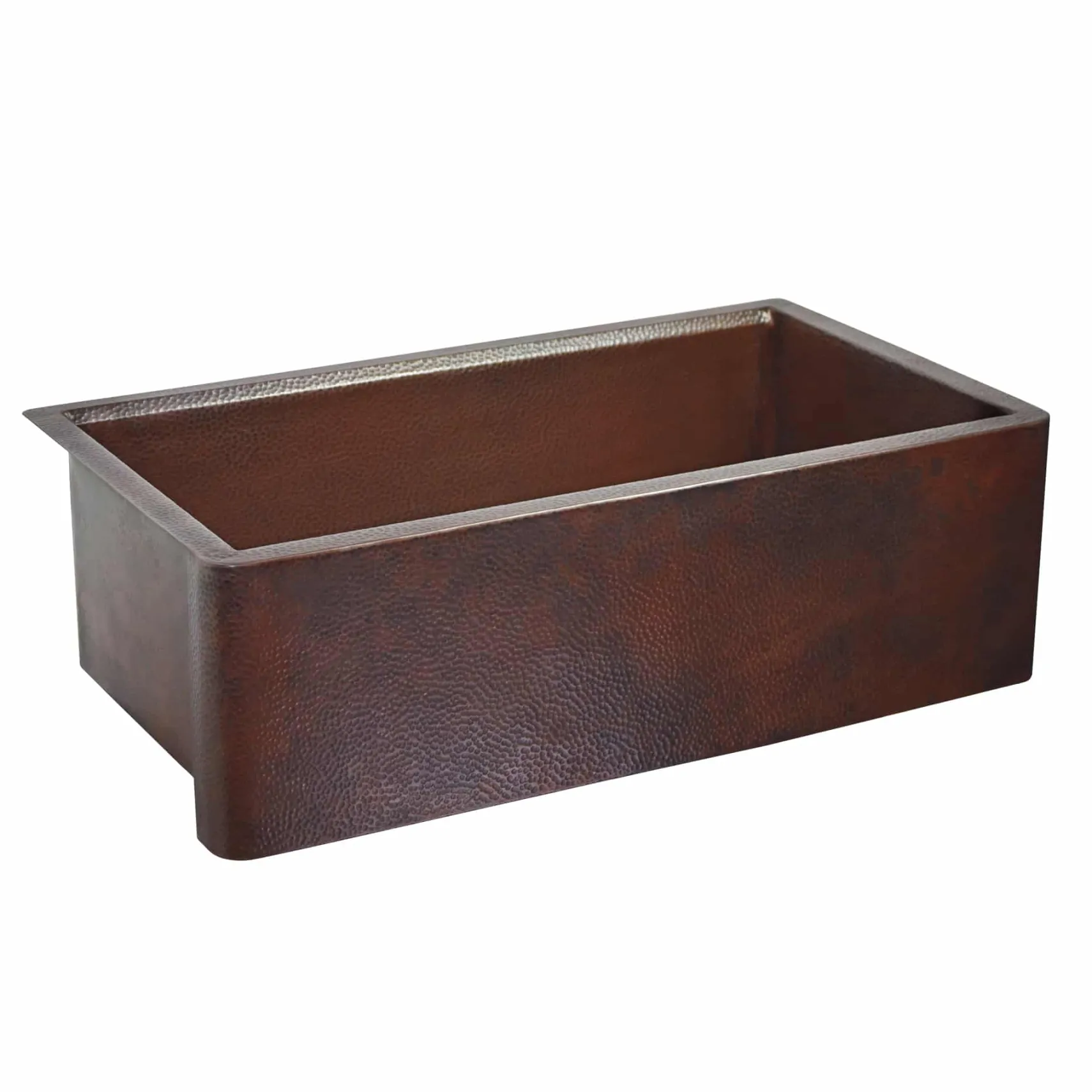Native Trails Concierge 33" Copper Workstation Farmhouse Kitchen Sink, Antique Copper, CPKG273