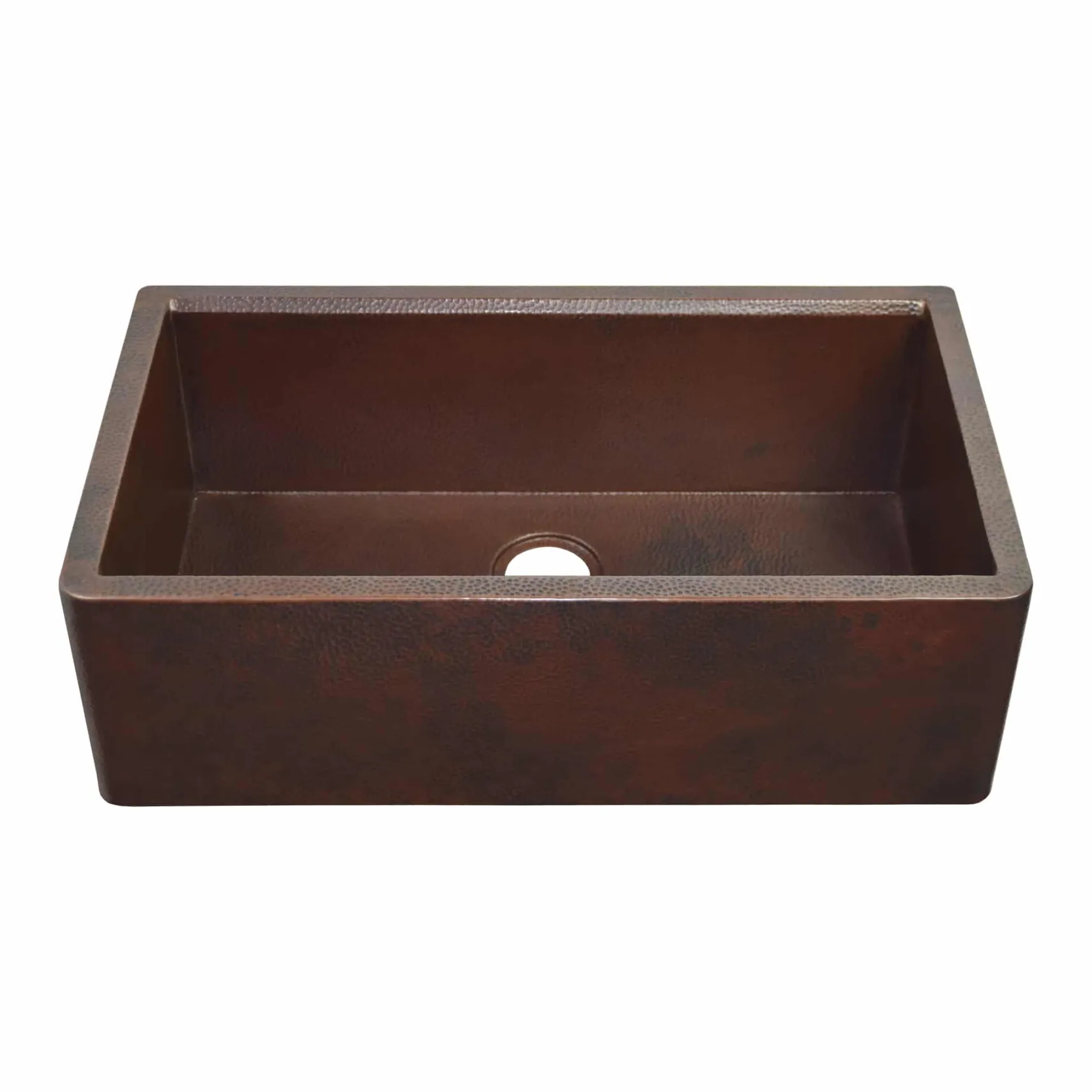 Native Trails Concierge 33" Copper Workstation Farmhouse Kitchen Sink, Antique Copper, CPKG273