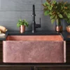 Native Trails 30" Copper Farmhouse Sink, Polished Copper, CPK494