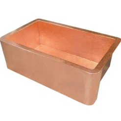 Native Trails 30" Copper Farmhouse Sink, Polished Copper, CPK494