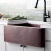 Native Trails 30" Copper Farmhouse Sink, Antique Copper, CPK294