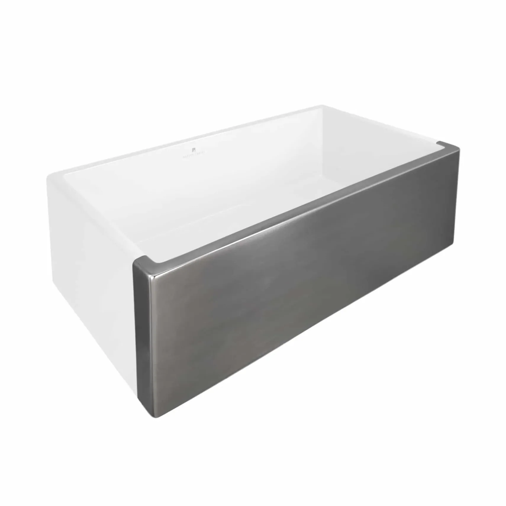 Native Trails Dreamer 30" Fireclay Farmhouse Sink, Platinum, PMK3018-P