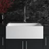 Native Trails Dreamer 30" Fireclay Farmhouse Kitchen Sink, White, FRK3018-W