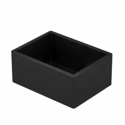 Native Trails Farmhouse 2418 24" NativeStone Concrete Farmhouse Sink, Charcoal, NSK2418-C