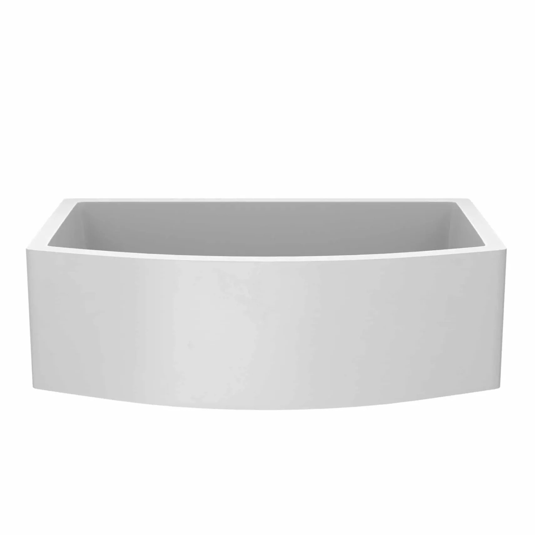 Native Trails Farmhouse Quartet 33" NativeStone Concrete Farmhouse Sink, Pearl, NSKQ3320-P