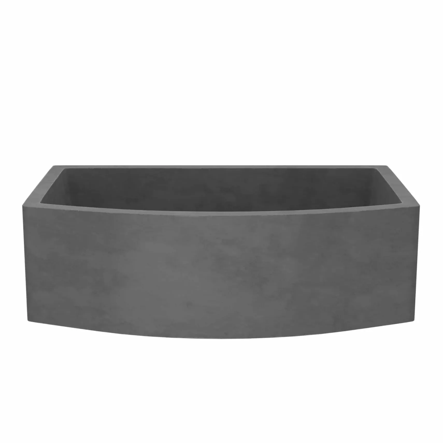 Native Trails Farmhouse Quartet 33" NativeStone Concrete Farmhouse Sink, Slate, NSKQ3320-S