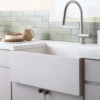 Native Trails 30" NativeStone Concrete Farmhouse Sink, Pearl, NSK3018-P
