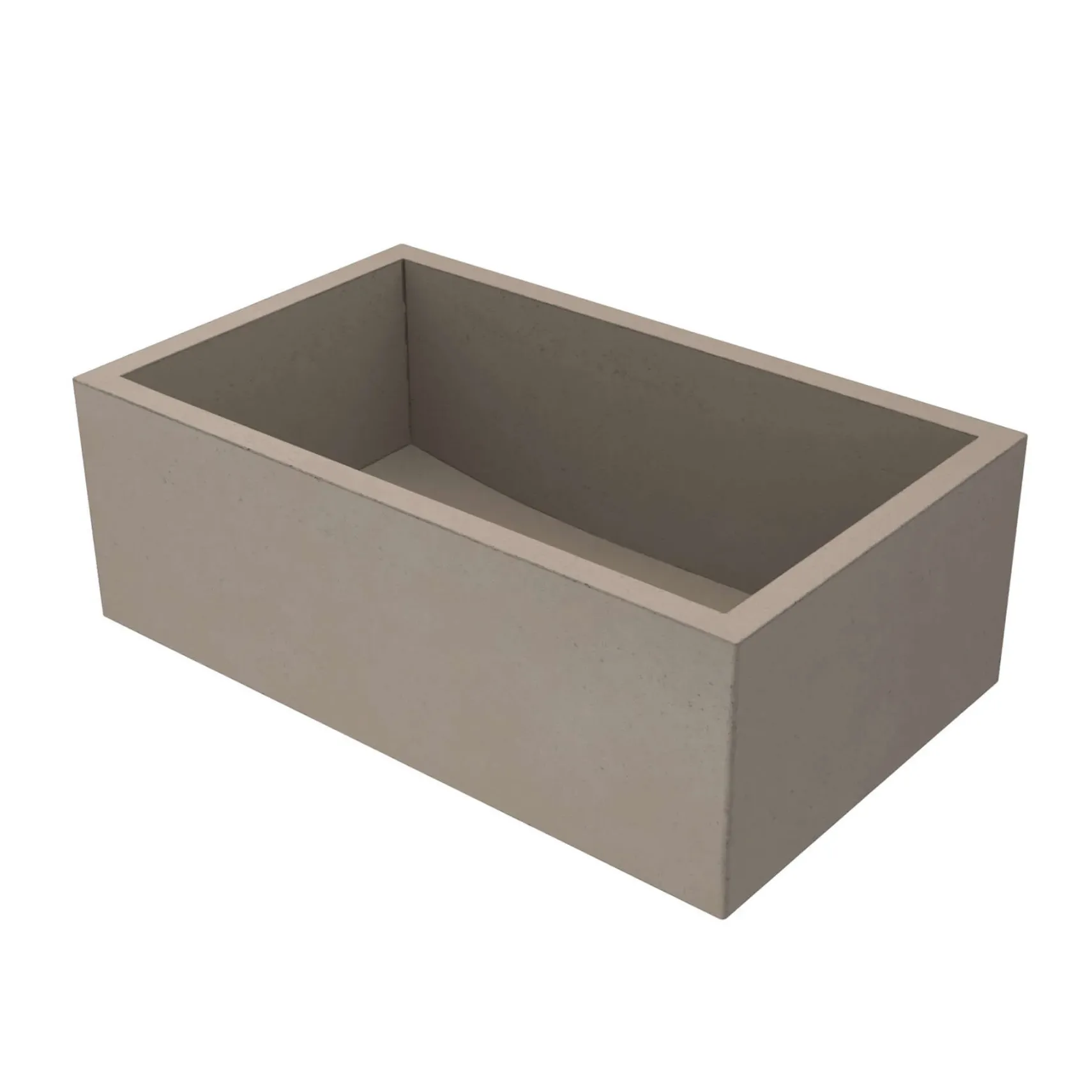Native Trails 30" NativeStone Concrete Farmhouse Sink, Earth, NSK3018-E