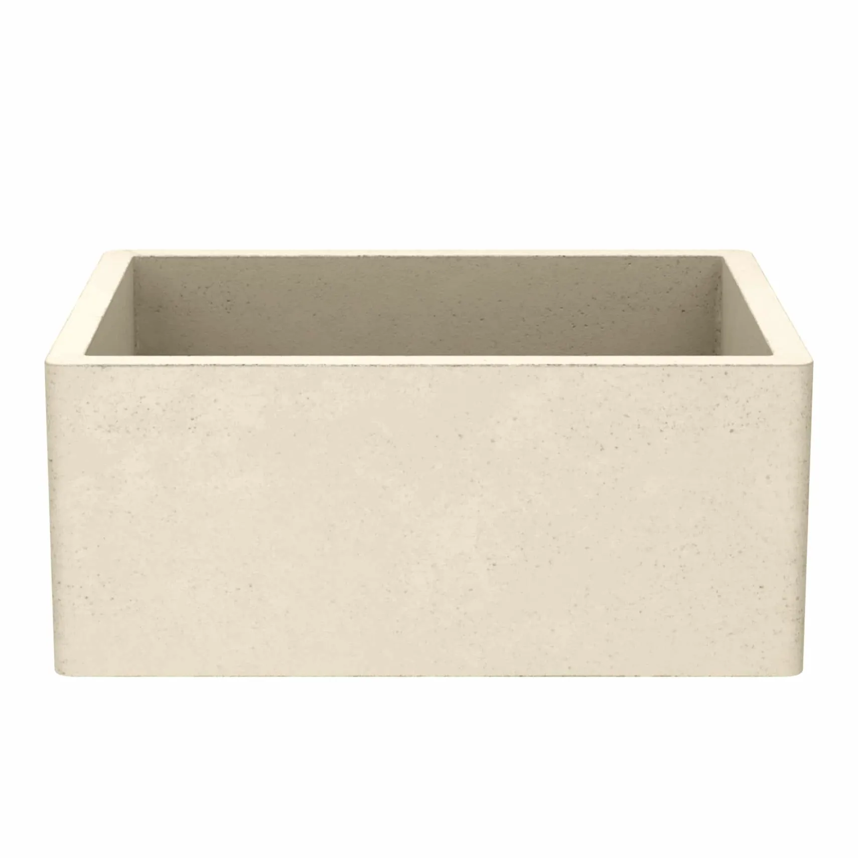Native Trails 24" NativeStone Concrete Farmhouse Sink, Sand, NSK2418-D