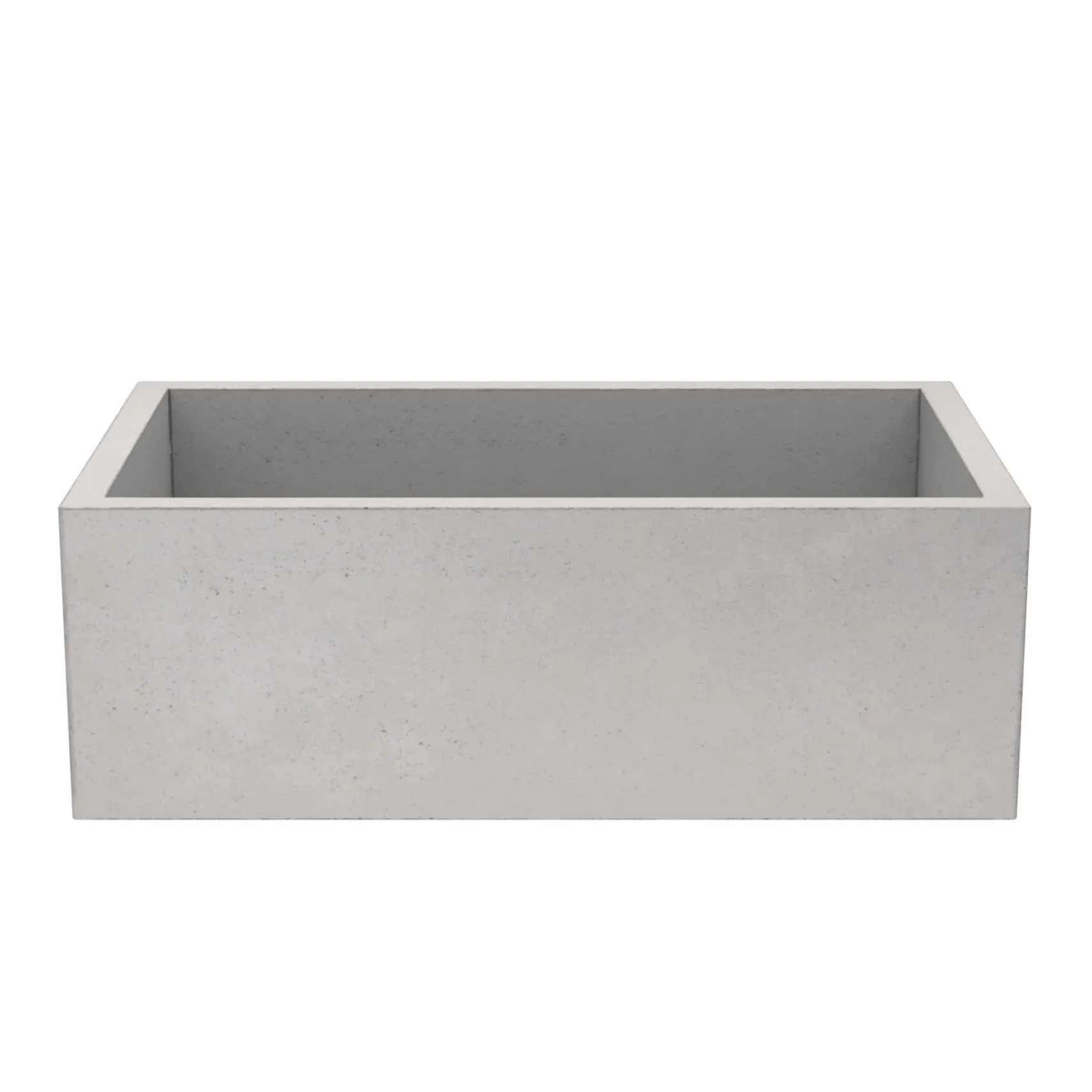 Native Trails 30" NativeStone Concrete Farmhouse Sink, Ash, NSK3018-A