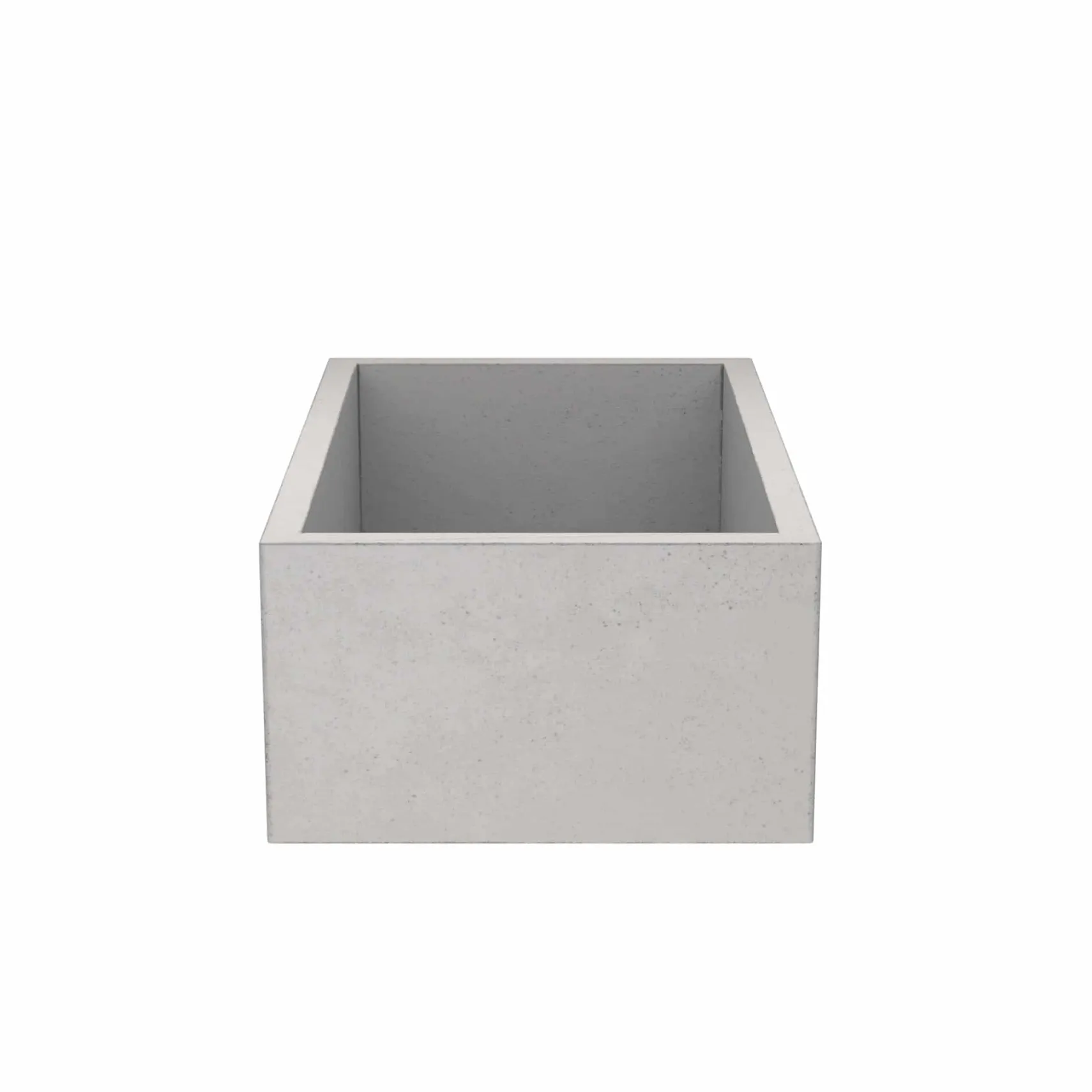 Native Trails 30" NativeStone Concrete Farmhouse Sink, Ash, NSK3018-A