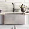 Native Trails 25" Nickel Farmhouse Sink, Brushed Nickel, CPK570